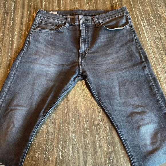 Men’s Levis’ Premium 512 Denim Jeans Grey Black, 34W x 28L - Picture 2 of 13